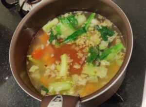 ５種野菜のトマトカレースープ